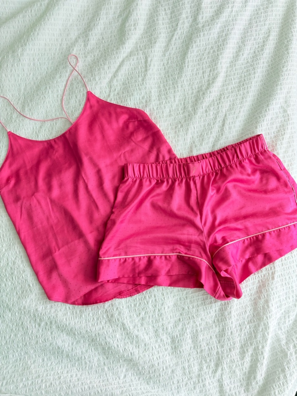 Victoria’s Secret Pink Satin Pajama Set